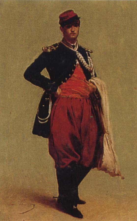 Portrait of Monet in Uniform